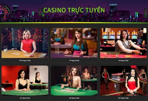 Sảnh Casino đa dạng nhất thị trường